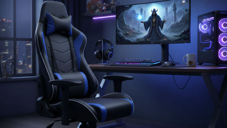 Obraz pokazujący fotel gamingowy